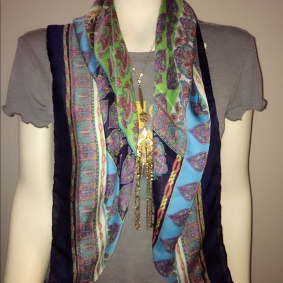🧣🌼🌸🌷women’s Silk a scarf - Picture 1 of 7